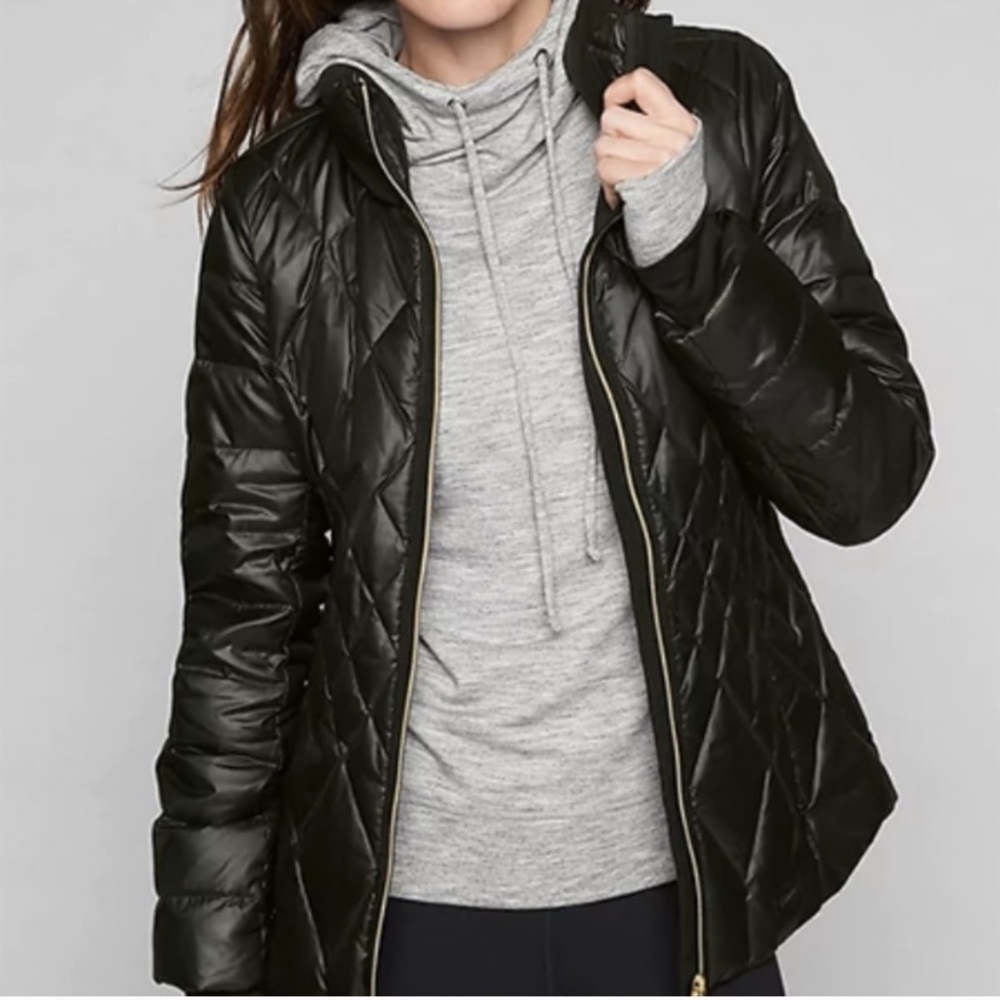 Athleta • Responsible Down • Jacket • Gold Zipper